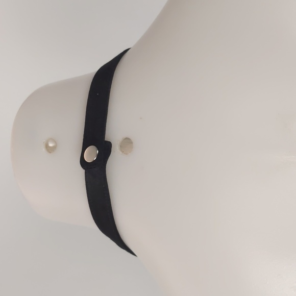 Pink Stitch Women's Dress Size 12 Black Fit & Flare Halter Neck Zip Boning NEW - Picture 11 of 16